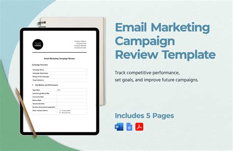 marketing campaign template  google docs   templatenet