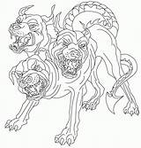 Coloring Pages Mythology Greek Cerberus Drawing Norse Cool High Monsters Printable Color Print Clipart Wut Source Calypso Getdrawings Creature Animals sketch template