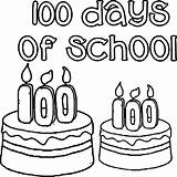 Coloring 100 Pages School Days Getcolorings Printable Color sketch template