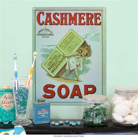 cashmere soap reproduction metal sign metal signs vintage tin signs bathroom signs