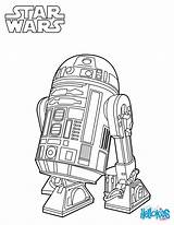 Wars Star Coloring Worksheets R2 D2 Color Template sketch template