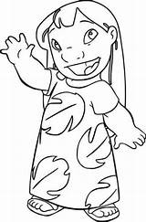 Lilo Stitch Coloring Pages Cute Drawing Printable Disney Drawings Print Book Kids Oahu Color Colouring Sheets Face Getdrawings Getcolorings Inspiration sketch template