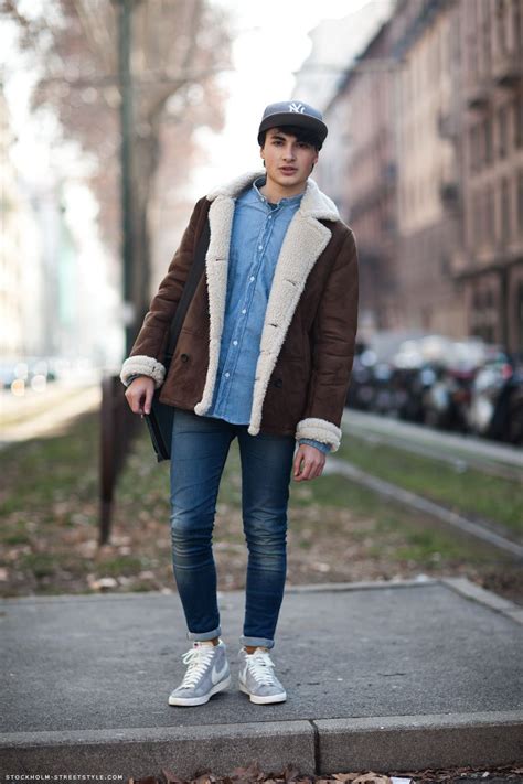 mens stockholm street style streetstyle lammy jeans nike sneakers cap shirt fashion men tumblr