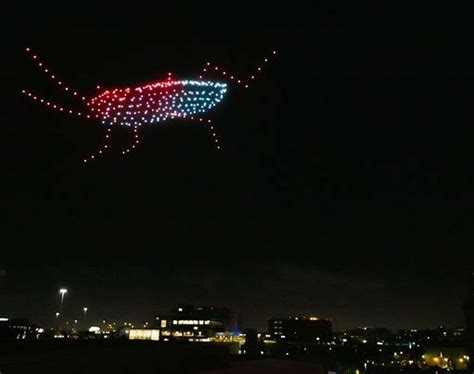 post houstons raid themed drone show confuses viewers