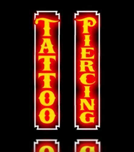 tattoo led sign ebay
