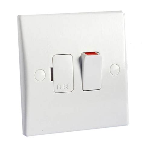 gu  switched fused spur  flex outlet connection unit  ultimate white gu