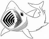 Shark Basking Coloring Whale Megalodon Pages Line Drawing Clipart Color Cartoon Lineart Deviantart Silhouette Outline Cliparts Great Printable Getcolorings Fish sketch template