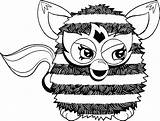 Furby Coloring Boom Pages Furbie Colouring Printable раскраски животные Popular выбрать доску sketch template