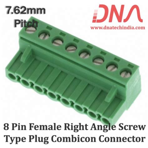 buy  pin female  angle screwable plug  mm pitch combicon connector  india