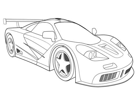 race car coloring page  printable coloring pages  kids