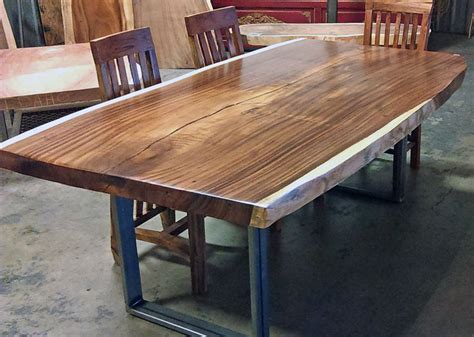natural  edge wood slab dining tableimpact imports