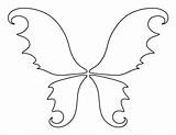 Fairy Wings Template Pattern Outline Butterfly Printable Templates Patternuniverse Stencil Patterns Wing Costume Drawing Stencils Clipart Use Cut Book Printables sketch template