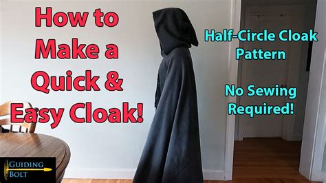 cloak  sewing required youtube