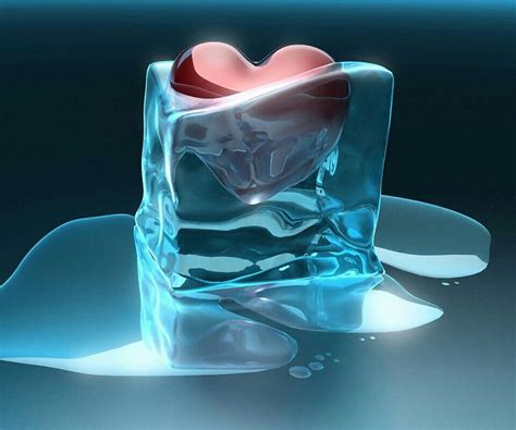 love ka heart  ice frozen heart  love heart love     gifs amor image swag