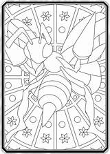 Coloring Beedrill Blissey sketch template