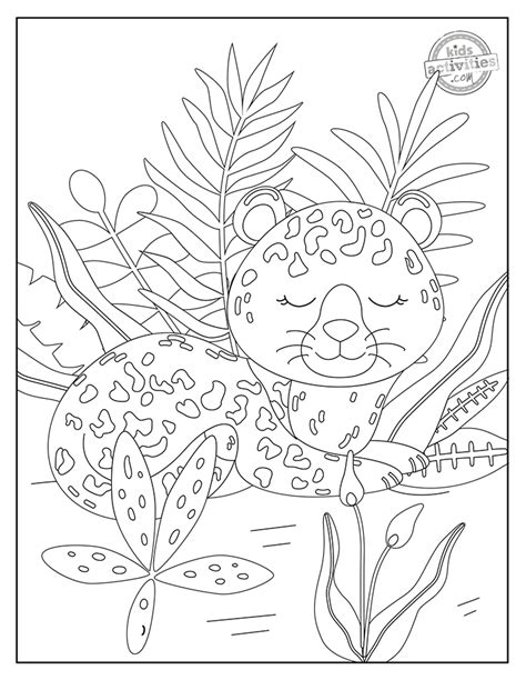 happy baby jaguar coloring pages kids activities blog