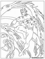 Aquaman Verbnow Pdf sketch template