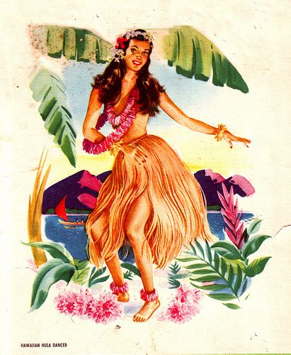 girl with a surfboard hula girls