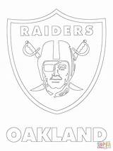 Raiders Coloring Logo Oakland Pages Outline Football Printable Drawing Broncos Nfl Sport Texans Houston Clipart Patriots Denver England Getdrawings Color sketch template