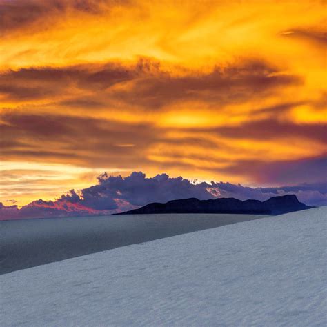 White Sands Sunset Square Photograph By Nikolyn Mcdonald