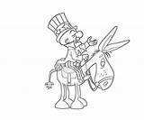 Mr Magoo Colouring Pages Mcgoo Funny Donkey sketch template