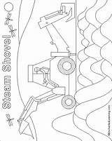 Shovel Steam Enchantedlearning Coloring Mulligan Mike Vehicles sketch template