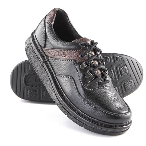 mens clarks air mover shoes oily leather  casual shoes