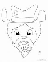 Coloring Pages Cowboy Rodeo Head Bucking Clown Bandit Horse Buffalo Color Print Hellokids Bulls Chicago Clipart Getcolorings Library Popular Printable sketch template