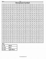 Coloring Multiplication Worksheets Math Division Color Printable Worksheet Squared Pages Squares Wars Star Symbol Decepticon Number Maths Pixel Template Autobot sketch template