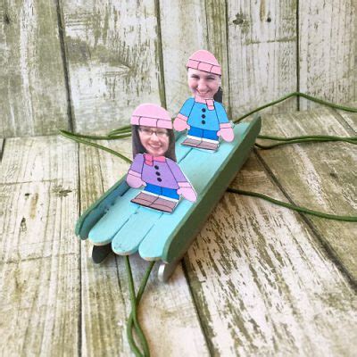wooden sled toy fun family crafts