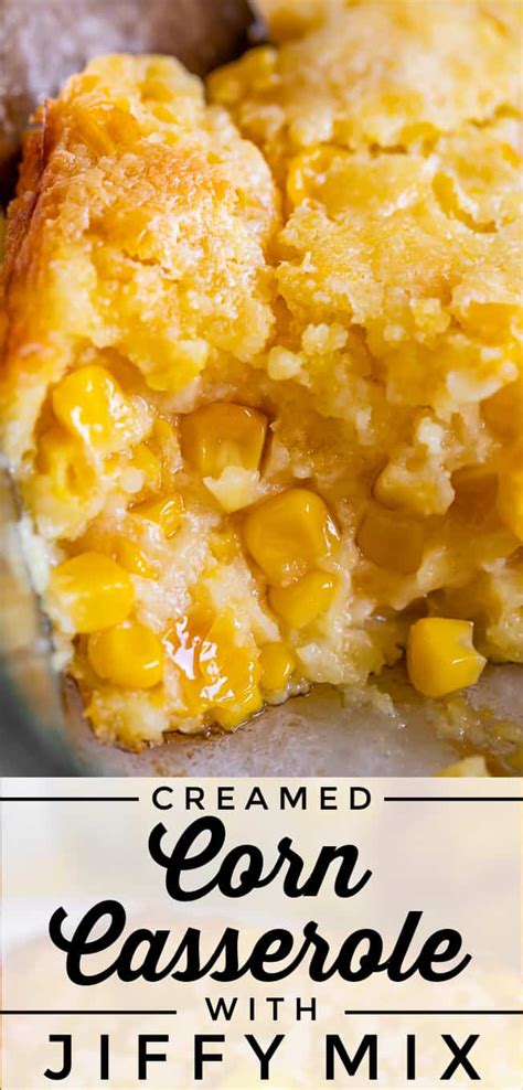 Sweet Creamed Corn Casserole With Jiffy Mix From The