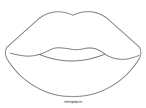 lips coloring pages