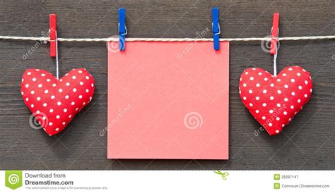 love hearts  blank paper stock image image  details empty