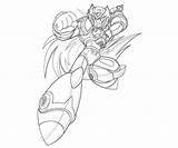 Zero Megaman Pages Capcom Marvel Vs Coloring Template Mega Man sketch template