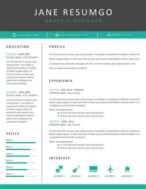 tanis professional resume template resumgo