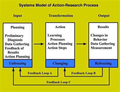 systems model  action research process   joy