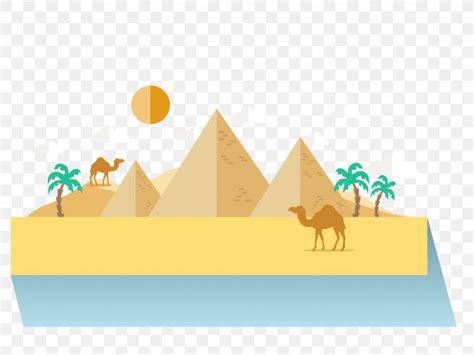 Egyptian Pyramids Ancient Egypt Illustration Png
