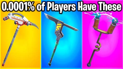 top  rarest pickaxes  fortnite     youtube