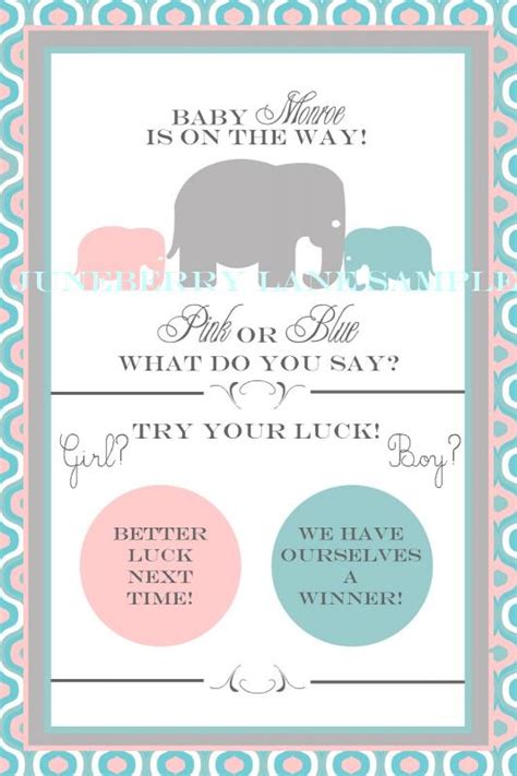 gender reveal invitation template template business
