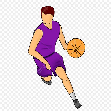 cartoon basketball player png image cartoon basketball player  hand drawn style cartoon