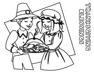 printable thanksgiving coloring pages  coloring