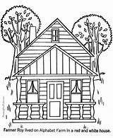 Houses Color House Printable Print Coloring Pages Kids Sheets Colouring Colour Adult Farm Sheet Fun Places Raisingourkids Book Haunted Activities sketch template