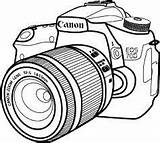Camera Canon Drawing Lens Getdrawings Choose Board sketch template