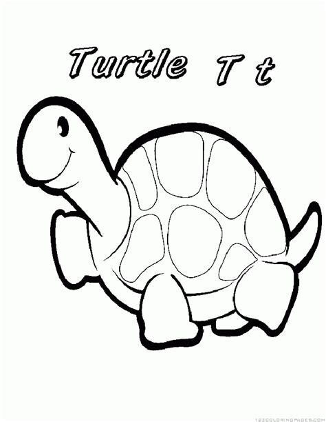 turtle coloring pages part