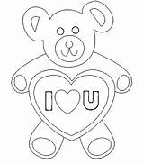 Coloring Bear Drawing Pages Teddy Heart Guess Much Sign Her Getdrawings Language Drawings Gangsta Book Getcolorings sketch template