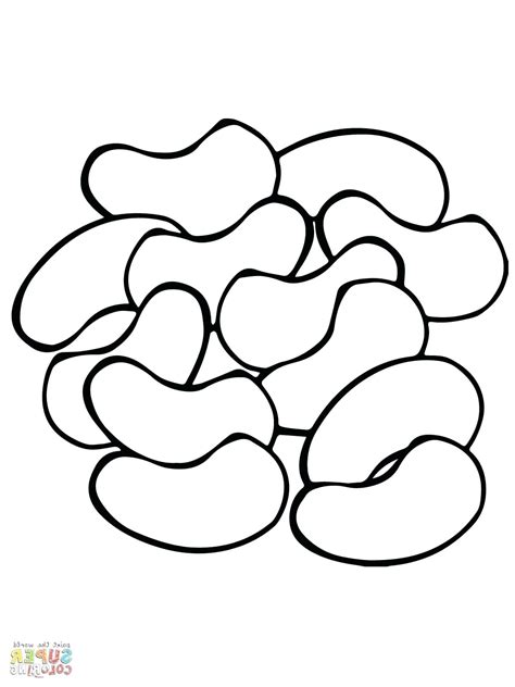 jelly bean coloring pages