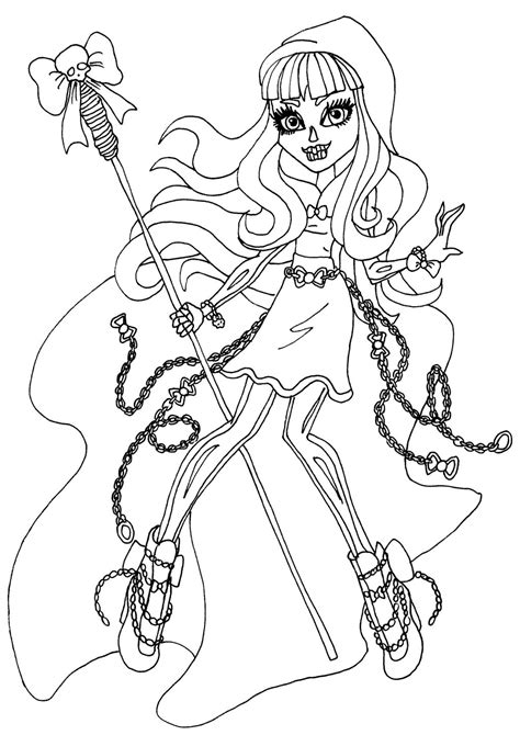 monster high coloring pages printable print color craft