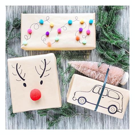 cute diy christmas gift wrapping ideas