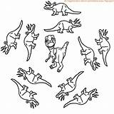 Dinosaurier sketch template