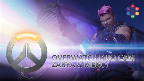 overwatch gg ez zarya and mercy duo cam gameplay